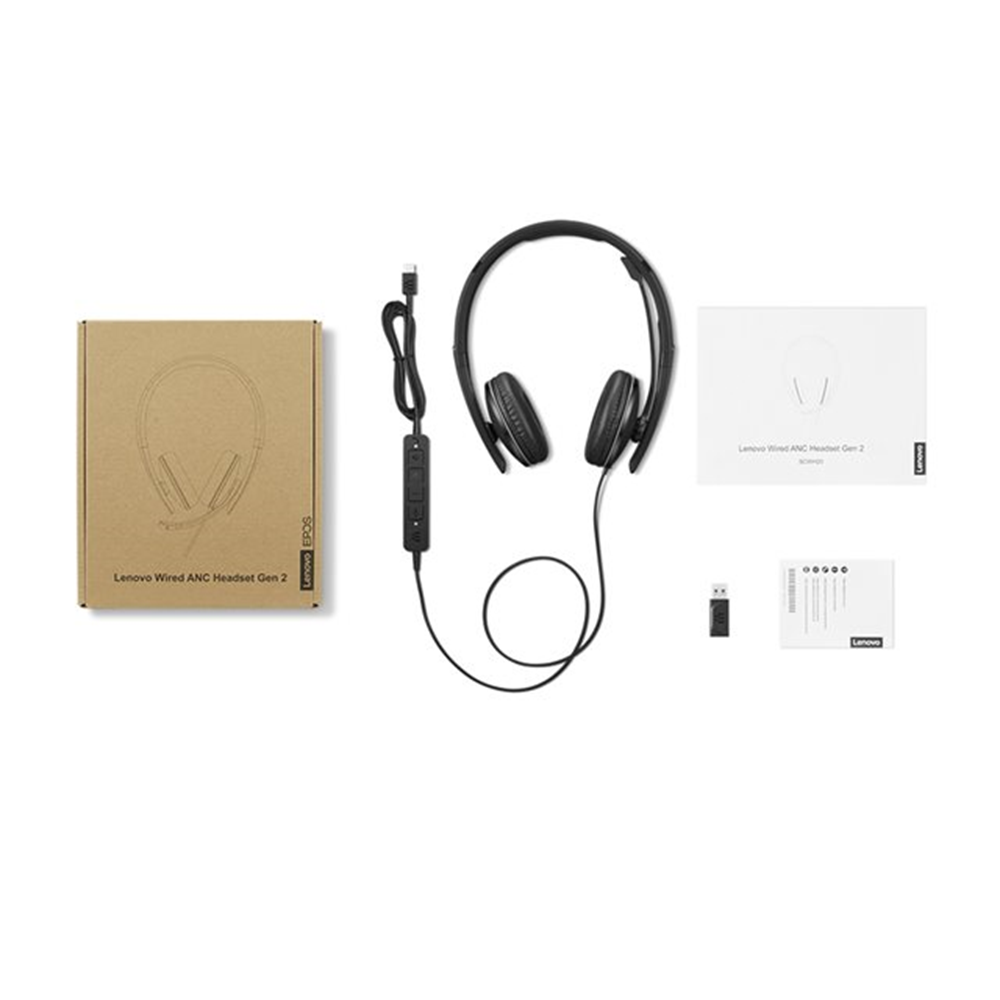 Lenovo USB-A Wired Stereo Headset Gen 2
