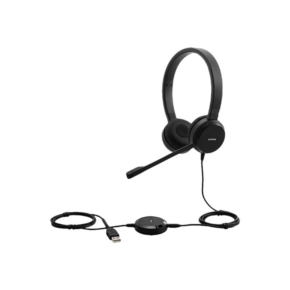 LENOVO WIRED VOIP STEREO HEADSET