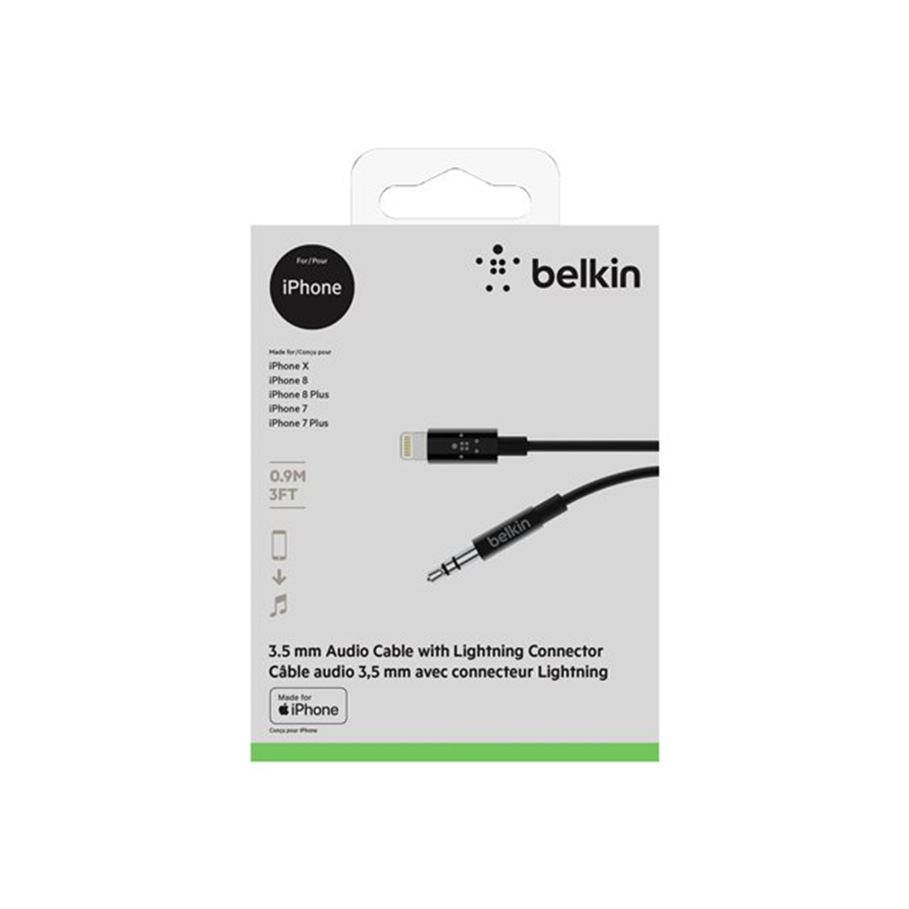 Lightning to 3.5 mm Audio Cable 3ft