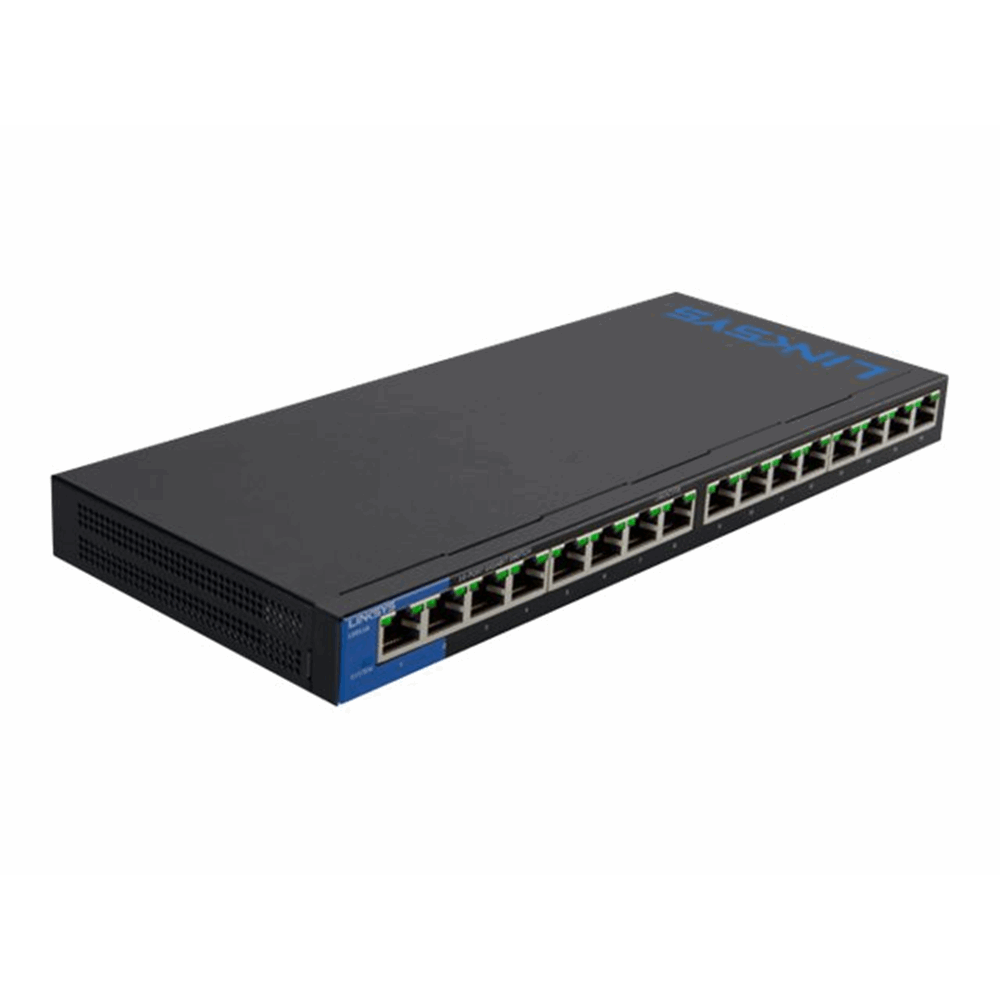 LINKSYS 16-PORT UNMANAGED GIGABIT SWITCH PoE+ (80W)