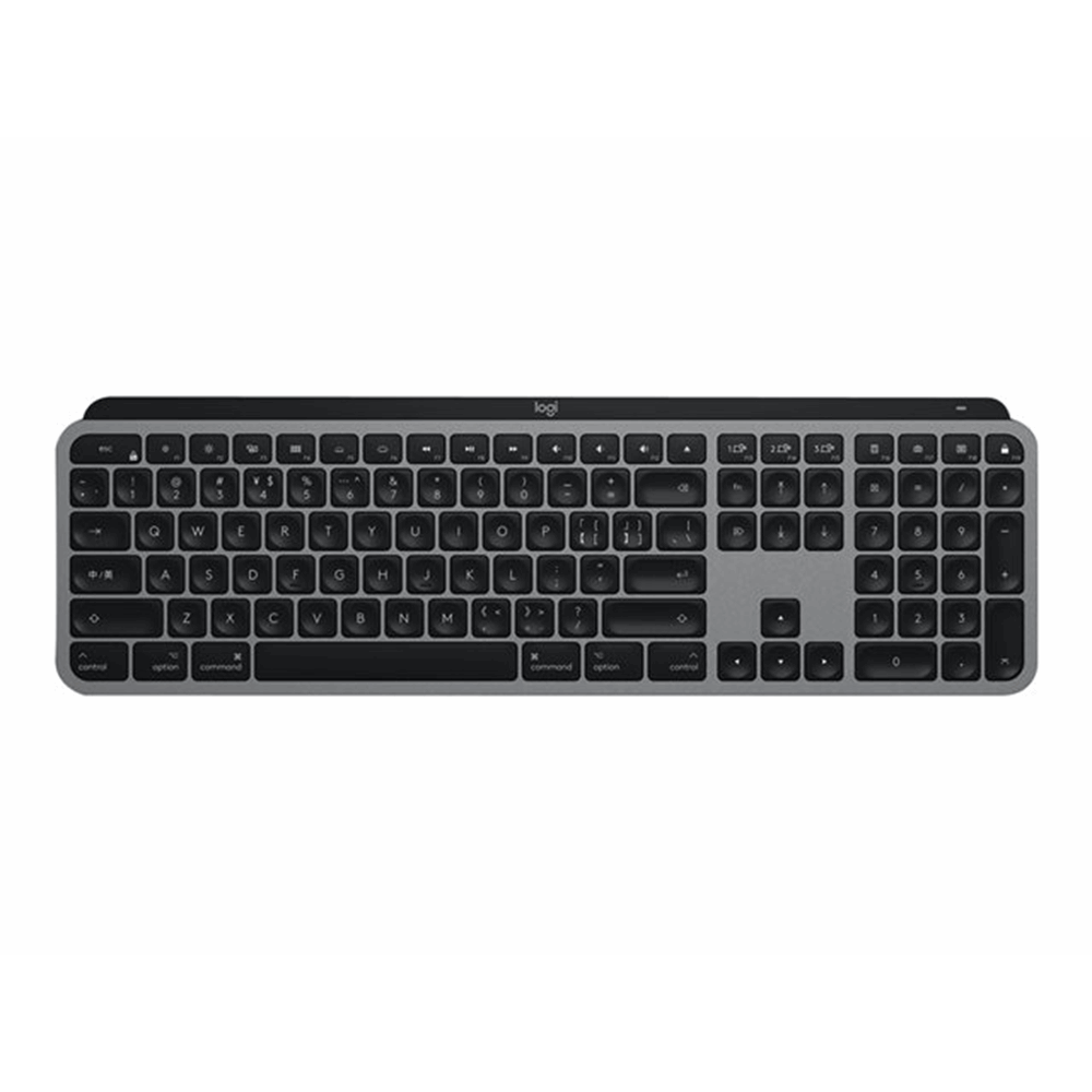 Logitech MX Keys for Mac Advanced Wireless Illuminated Keyboard - SPACE GREY - US INT''L - EMEA
