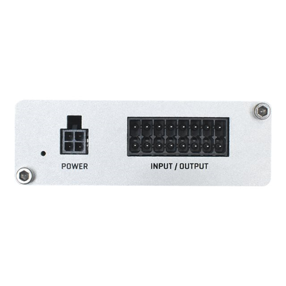 LTE Cat 1 gateway equipped with a microUSB and various Input/Output options including Digital Relay Analog and Isolated.