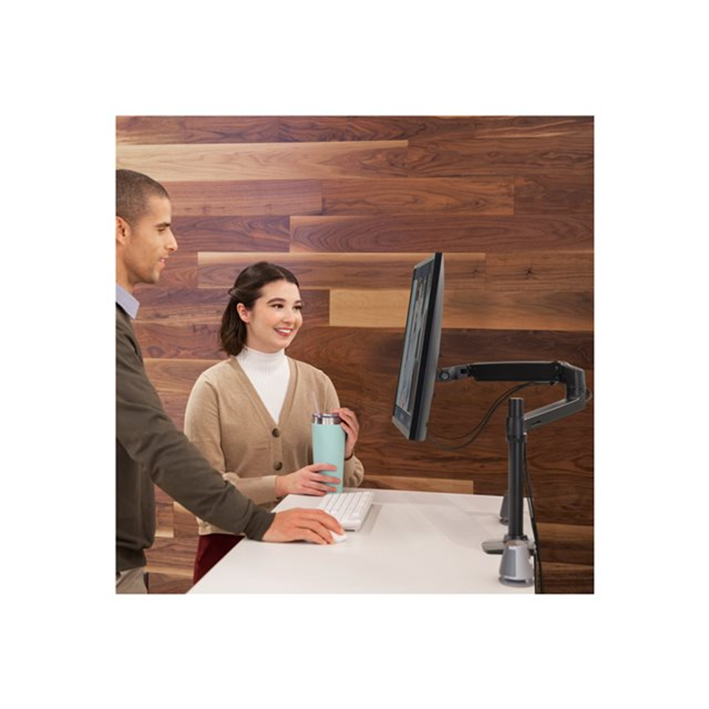 LX Desk Mount LCD Monitor Arm Tall Pole