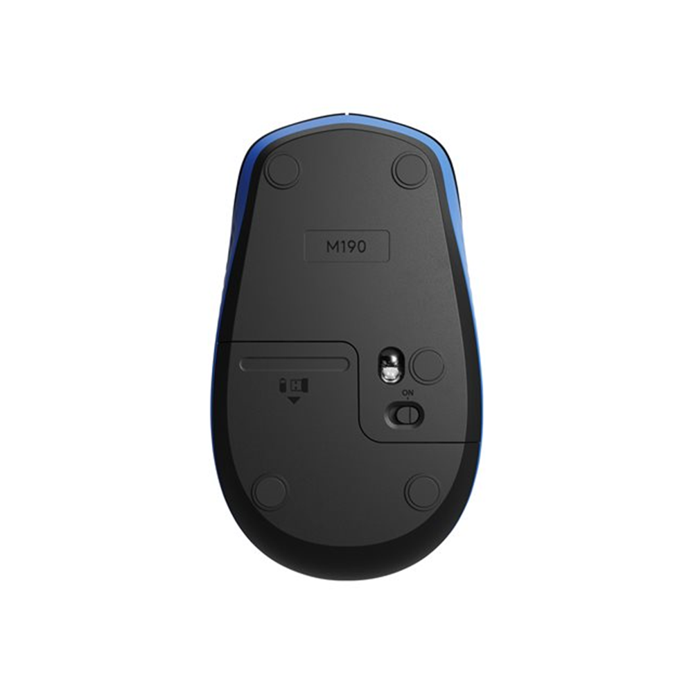 M190 Full-size wireless mouse - BLUE - EMEA M190 Full-size wireless mouse - BLUE - EMEA
