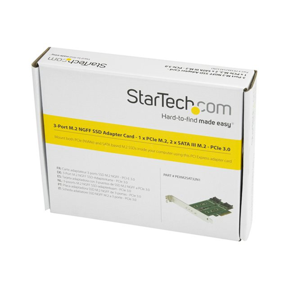 M.2 SSD Card 1x PCIe NVMe 2x SATA M.2 M.2 SSD Card 1x PCIe NVMe 2x SATA M.2