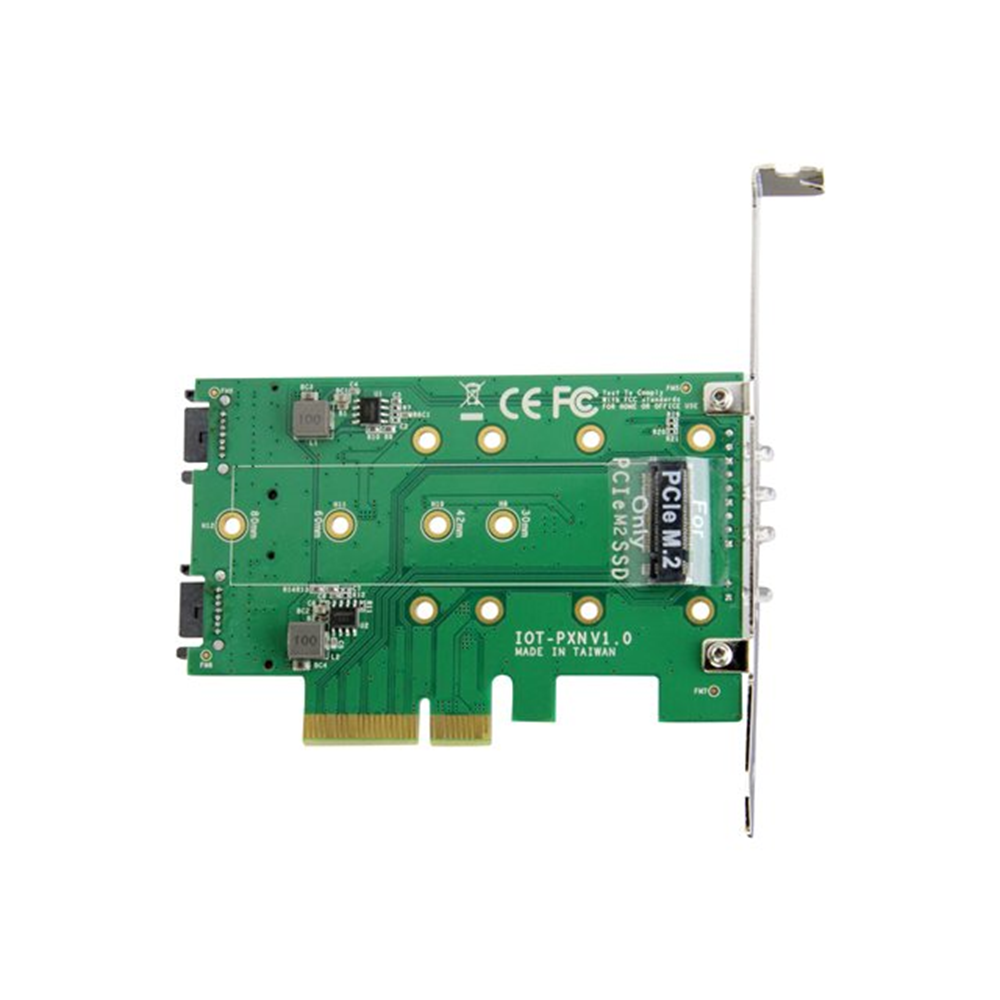 M.2 SSD Card 1x PCIe NVMe 2x SATA M.2 M.2 SSD Card 1x PCIe NVMe 2x SATA M.2