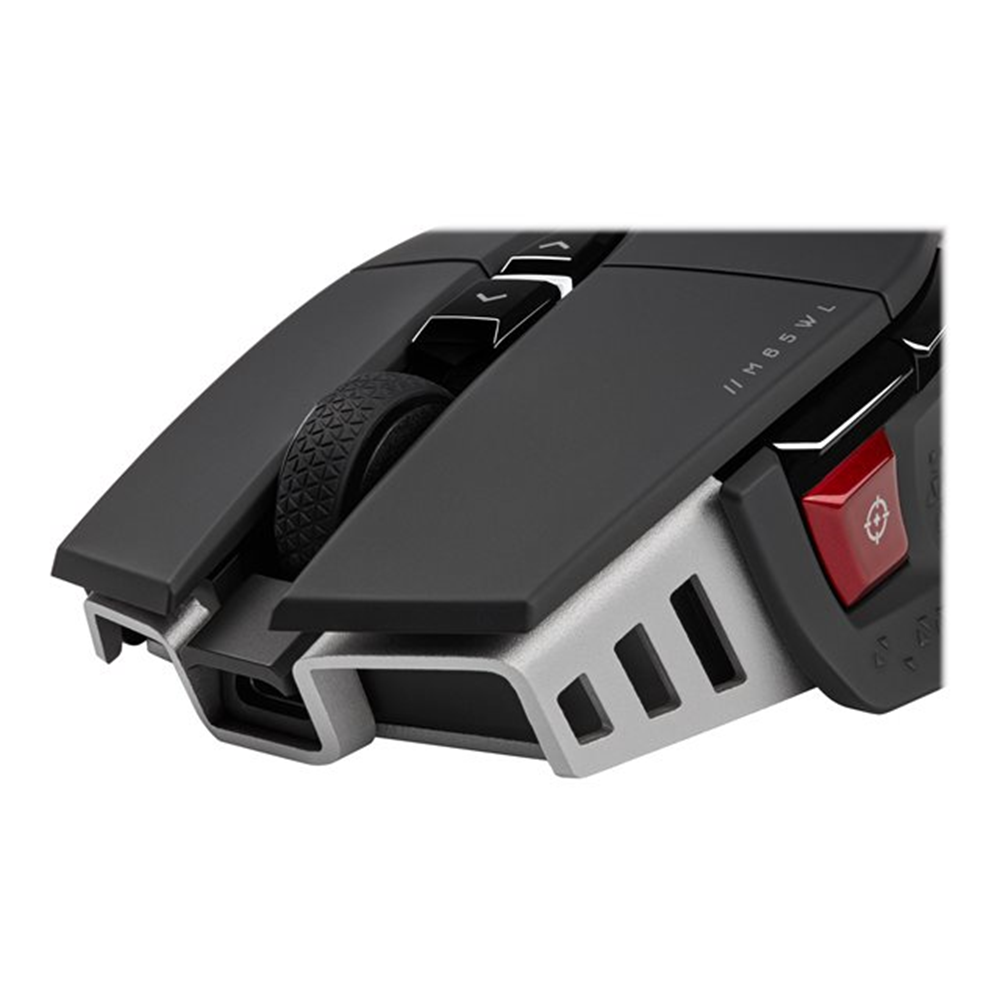 M65 RGB ULTRA WIRELESS Gaming Mouse  Backlit RGB LED  Optical  Silver ALU  Black  (CH-9319411-EU2)