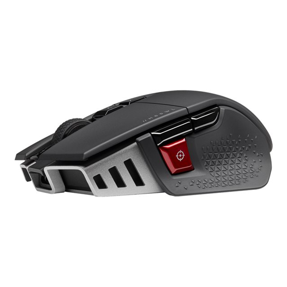 M65 RGB ULTRA WIRELESS Gaming Mouse  Backlit RGB LED  Optical  Silver ALU  Black  (CH-9319411-EU2)