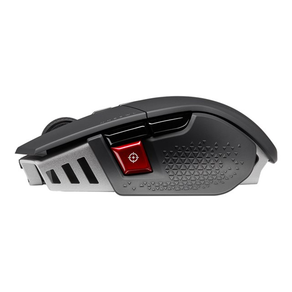 M65 RGB ULTRA WIRELESS Gaming Mouse  Backlit RGB LED  Optical  Silver ALU  Black  (CH-9319411-EU2)