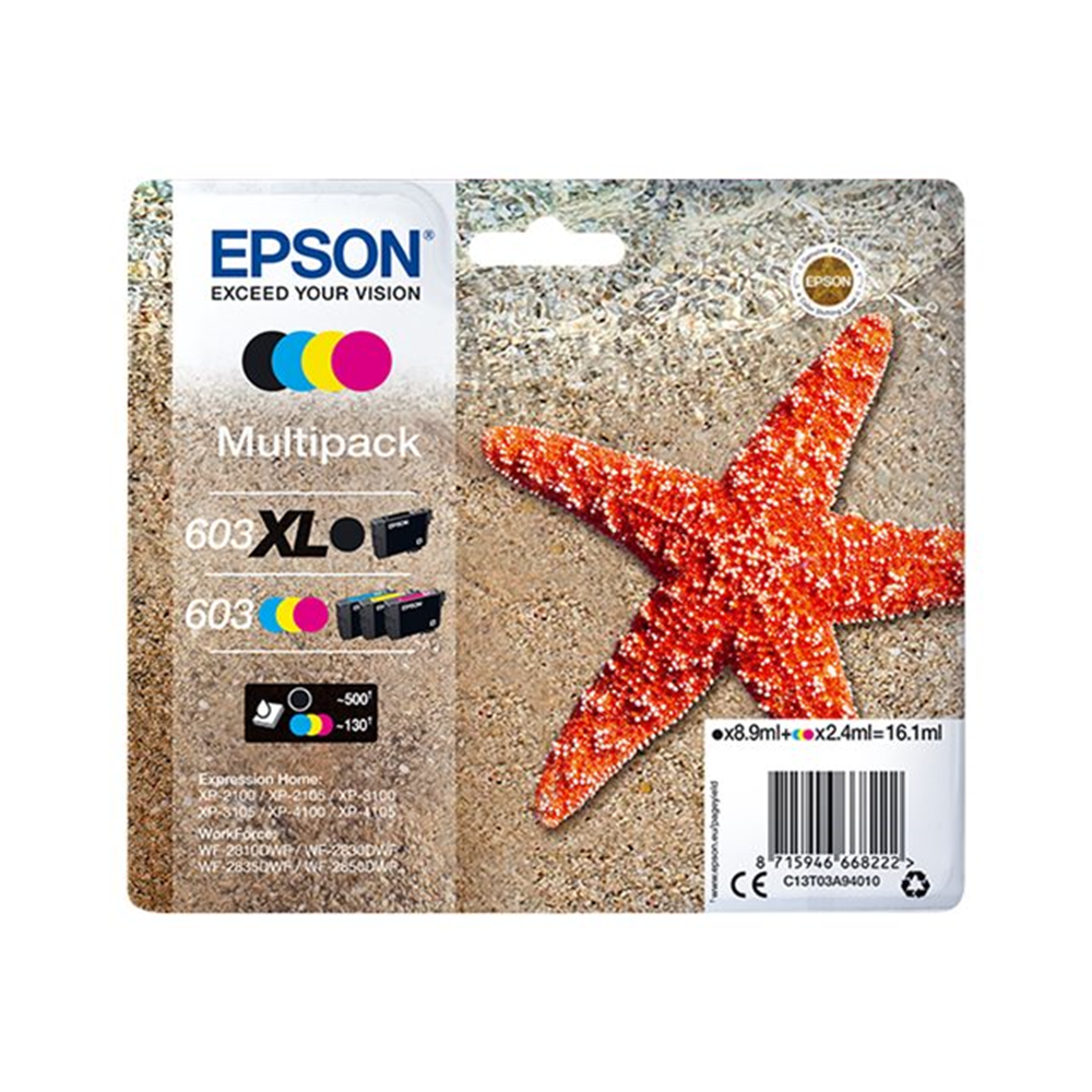 MIXED MULTIPACK 4-COLOURS 603 INK MIXED MULTIPACK 4-COLOURS 603 INK