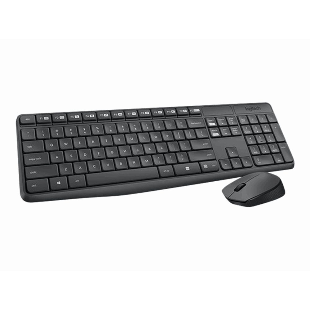 MK235 Wireless Keyboard and Mouse Combo-GREY-US INT''L-2.4GHZ-INTNL-(GREY KEYS GREY BTM)- QWERTY