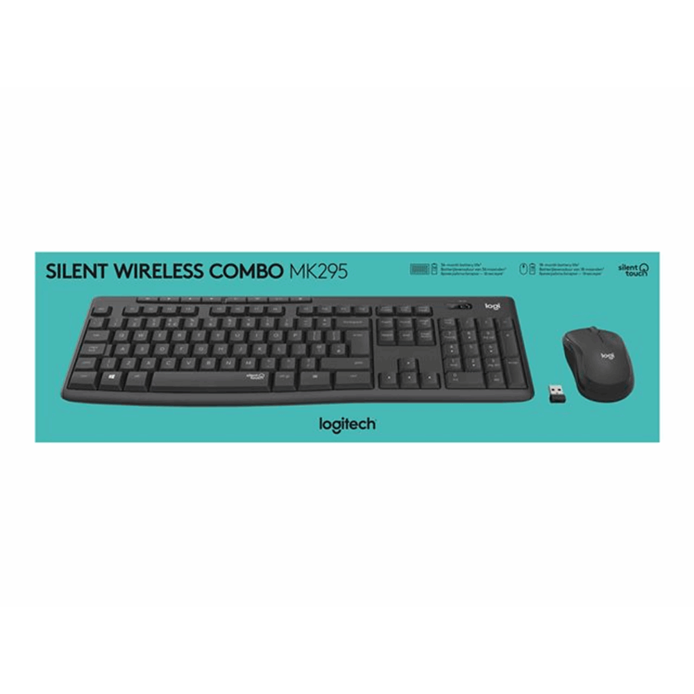 MK295 Silent Wireless Combo GRAPHITE CH