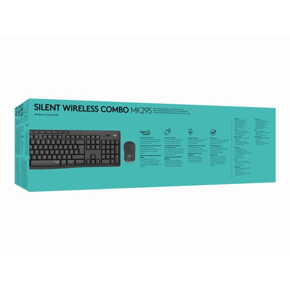 MK295 Silent Wireless Combo GRAPHITE CH