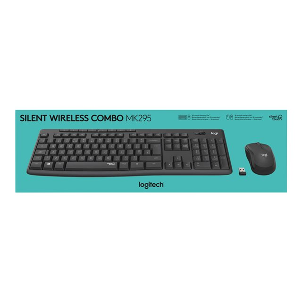 MK295 Silent Wireless Combo GRAPHITE DE