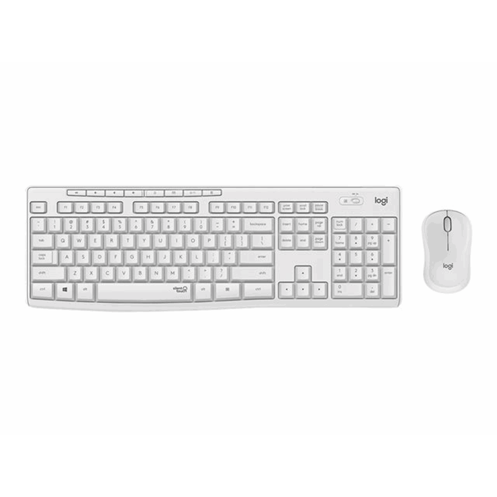 MK295 Silent Wireless Combo OFF WHITE FR