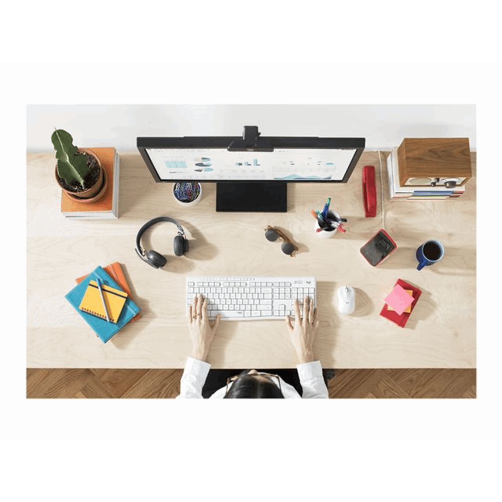 MK295 Silent Wireless Combo OFF WHITE US