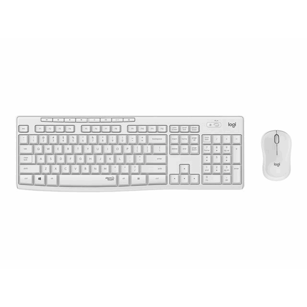 MK295 Silent Wireless Combo OFF WHITE US