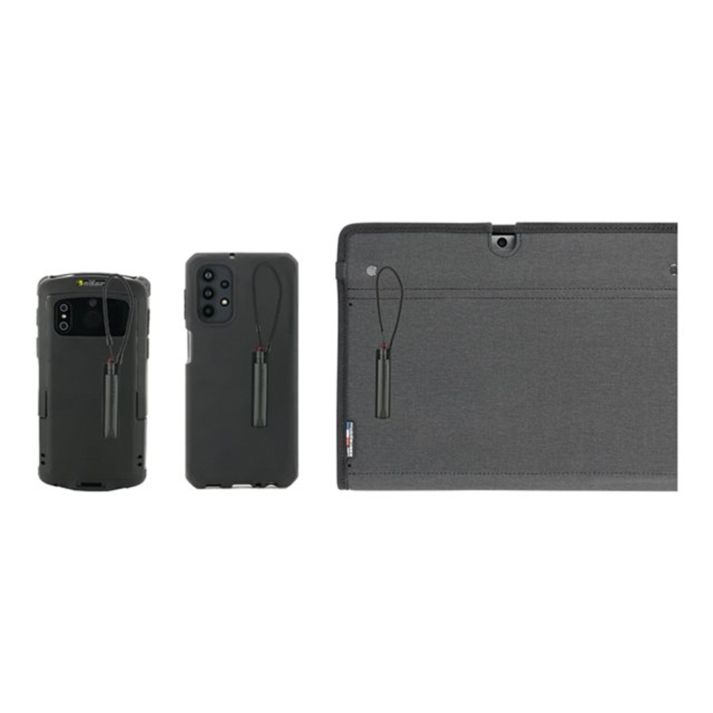 Mobilis - stylusset voor streepjescodelezer, tablet, beschermhoes voor tablet, mobiele telefoon, beschermhoes mobiele telefoon - zelfklevend, universeel