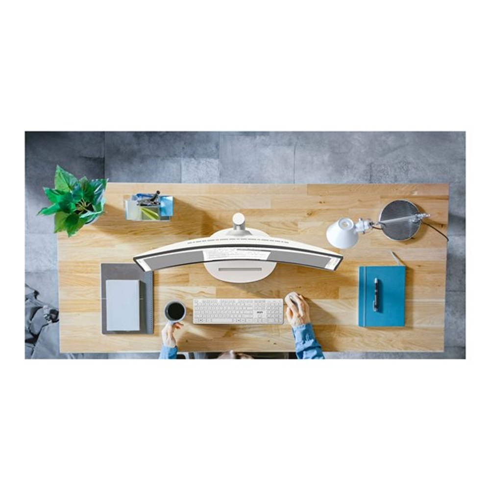 Modern MD342CQPW White 34i VA Non-touch 3y Warranty 120Hz 4ms 2xHDMI DPTyepc C(DP) Tilt Swive Height Pivot 3Wx 2 Speaker