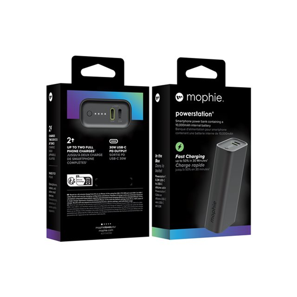mophie Universal Bat powerst 2025 10K Bl mophie Universal Bat powerst 2025 10K Bl