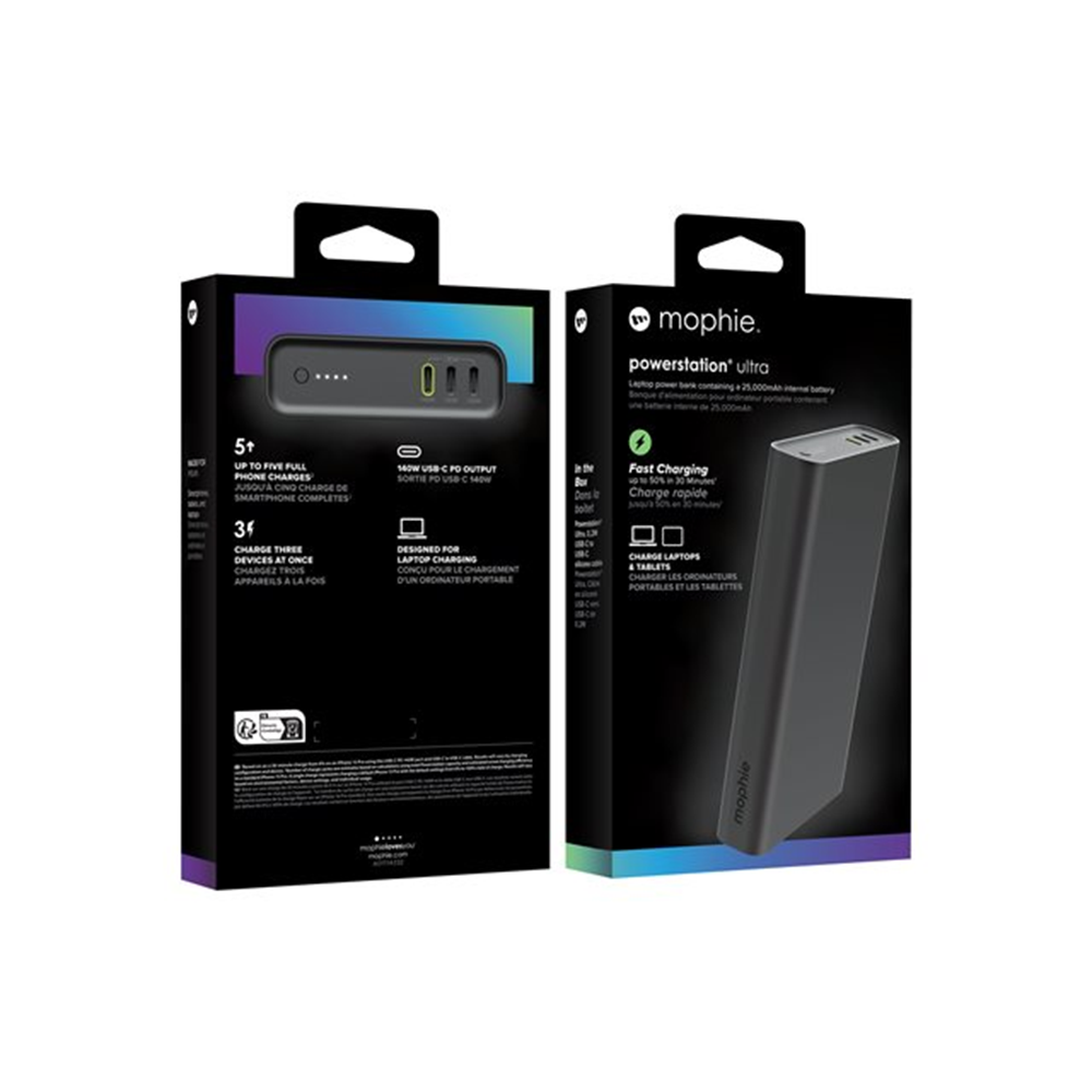 mophie Universal Bat powerst 2025 25K Bl mophie Universal Bat powerst 2025 25K Bl