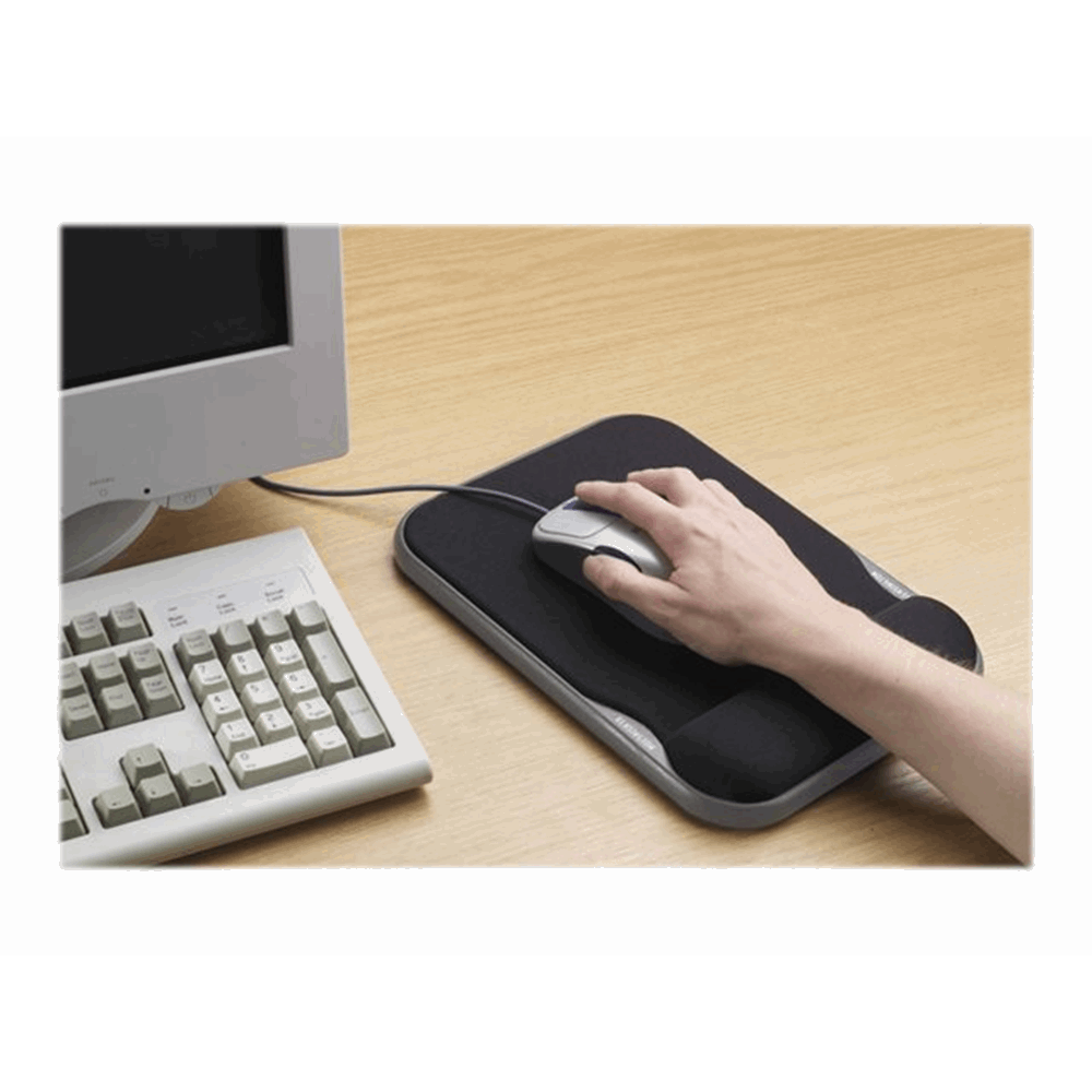 Mouse wrist rest/height adjustable/black