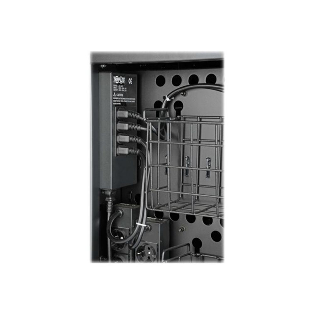 Multi-Device Charging Cart 36 AC Outlets Chromebooks and Laptops 230V Schuko Black