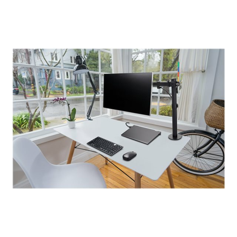 Multi-Device Dual Wireless Compact Keyboard - Black (Pan Nordic)