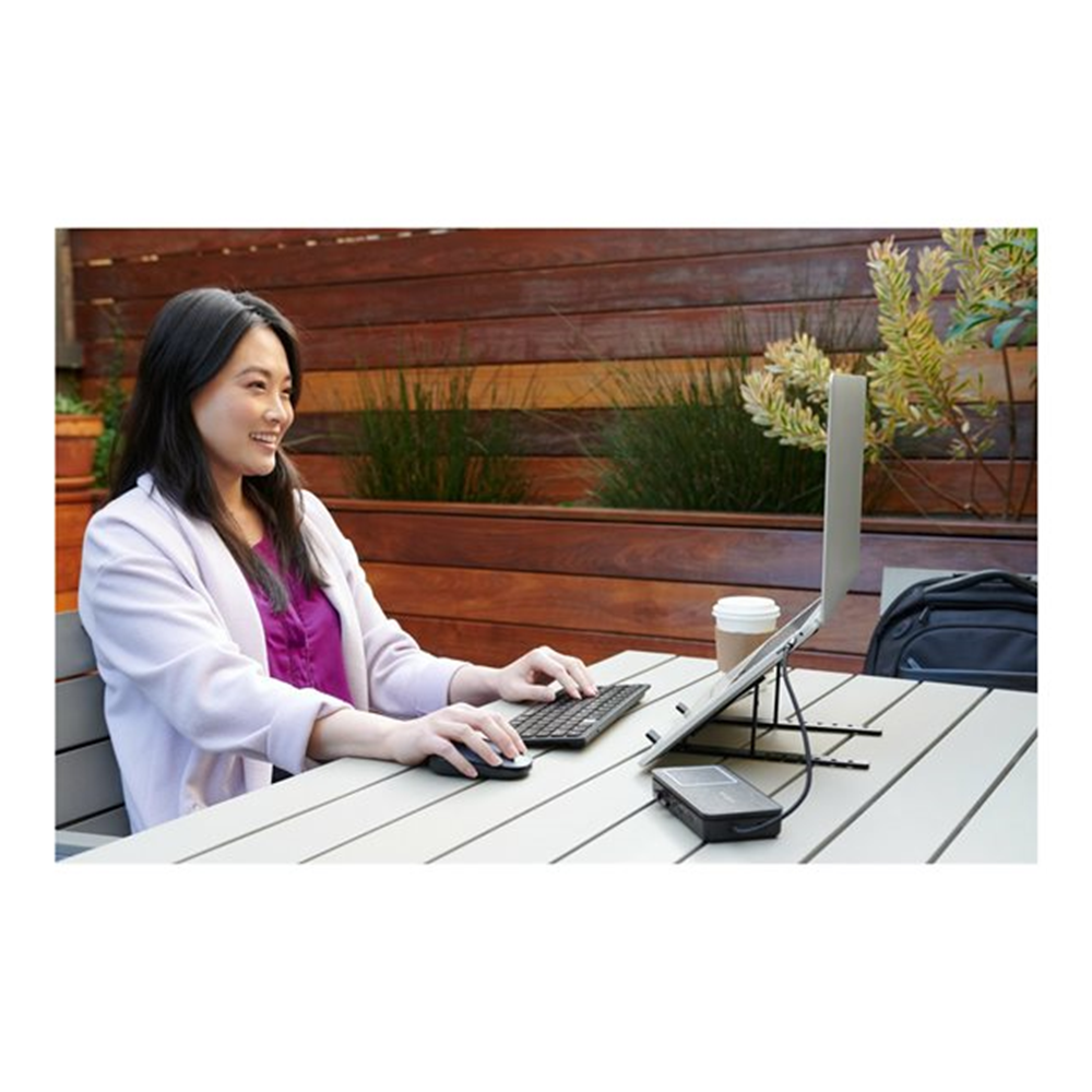 Multi-Device Dual Wireless Compact Keyboard - Black (Spain)