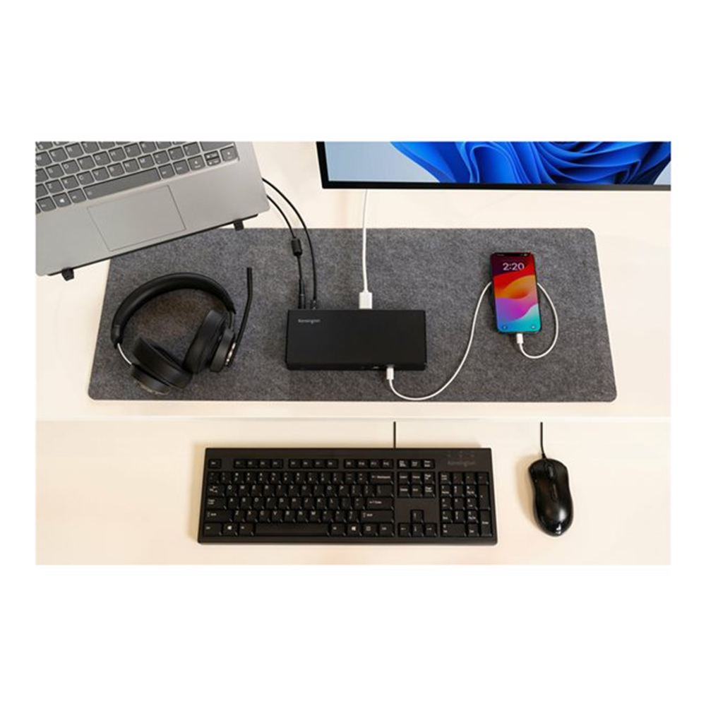 Multi-Device Dual Wireless Compact Keyboard - Black (UK)