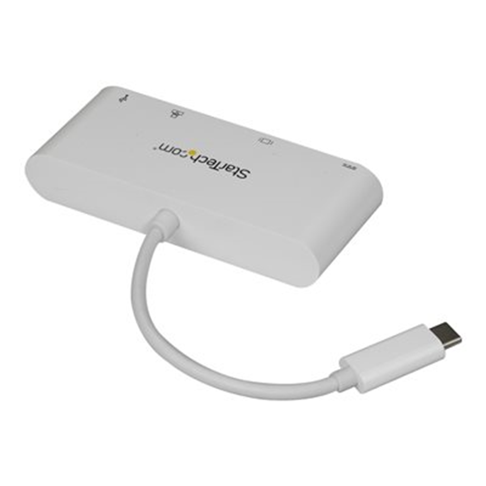 Multiport Adapter - USB C DVI PD White