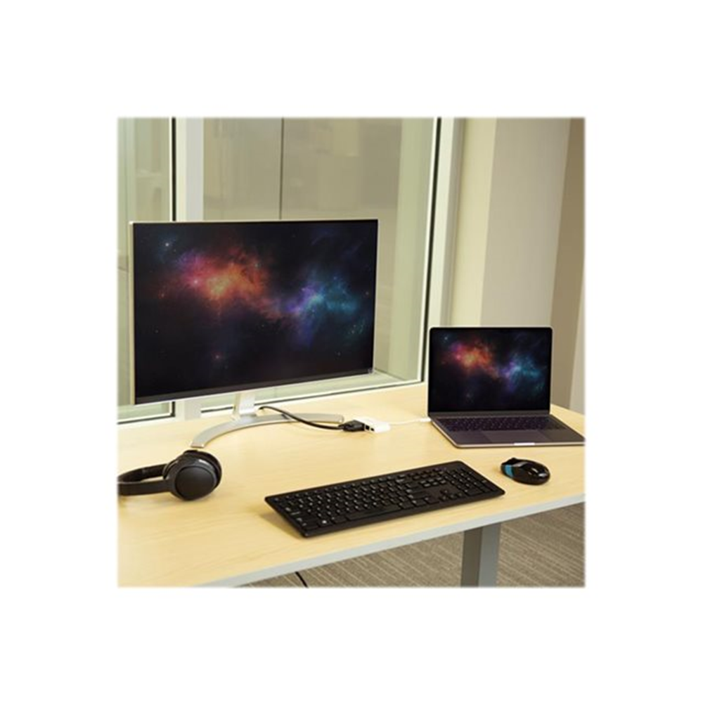 Multiport Adapter - USB C DVI PD White