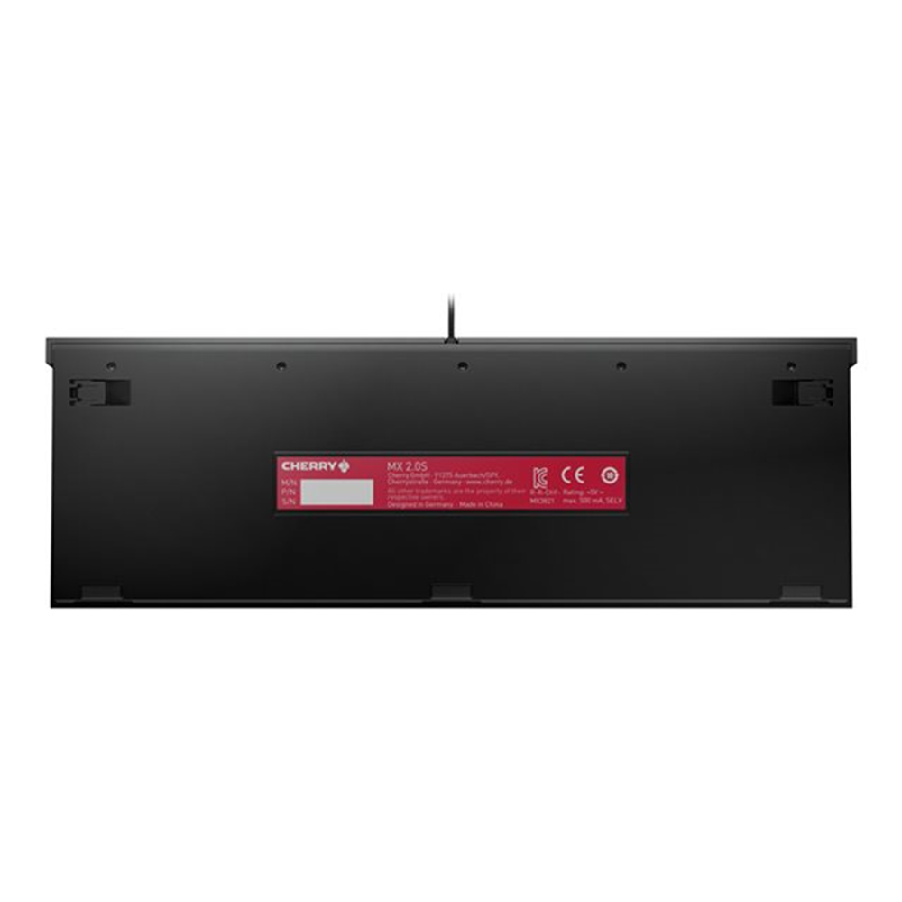 MX 2.0S RGB UK-EN KB Corded MX red black