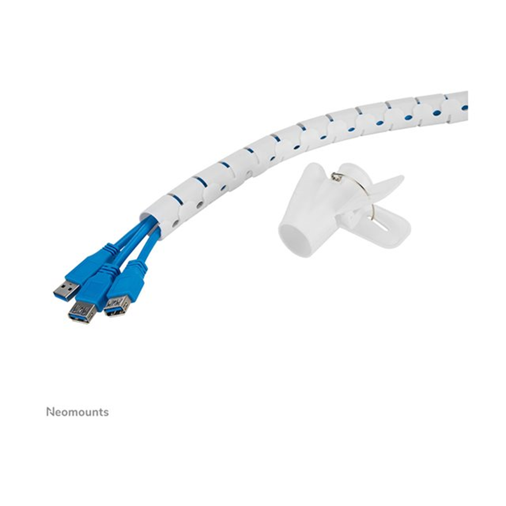 Neomounts Spiral Cable Wrap 25 mm. white