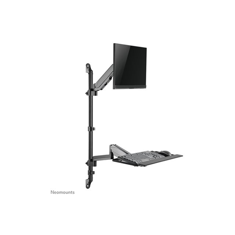 Neomounts wall mounted sit-stand Black