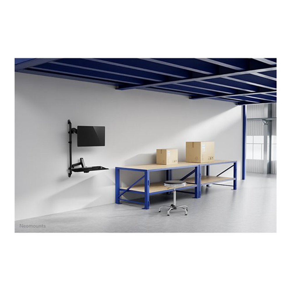 Neomounts wall mounted sit-stand Black