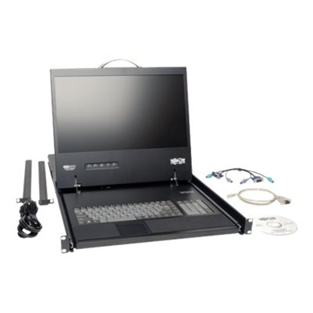 NetCommander 16-Port Cat5 1U Rack-MountConsole KVM Switch with 19-in. LCD