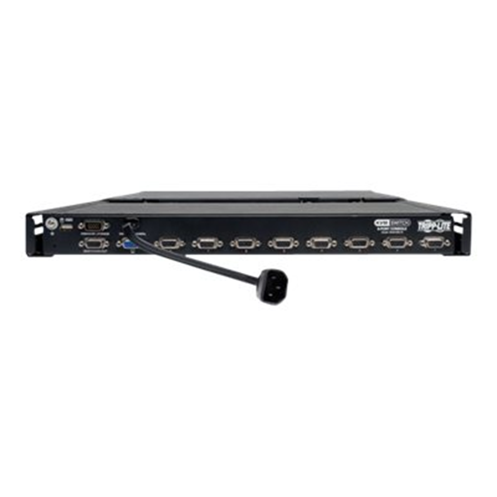 NetController 8-Port 1U Rack-Mount Console KVM Switch with 19-in. LCD