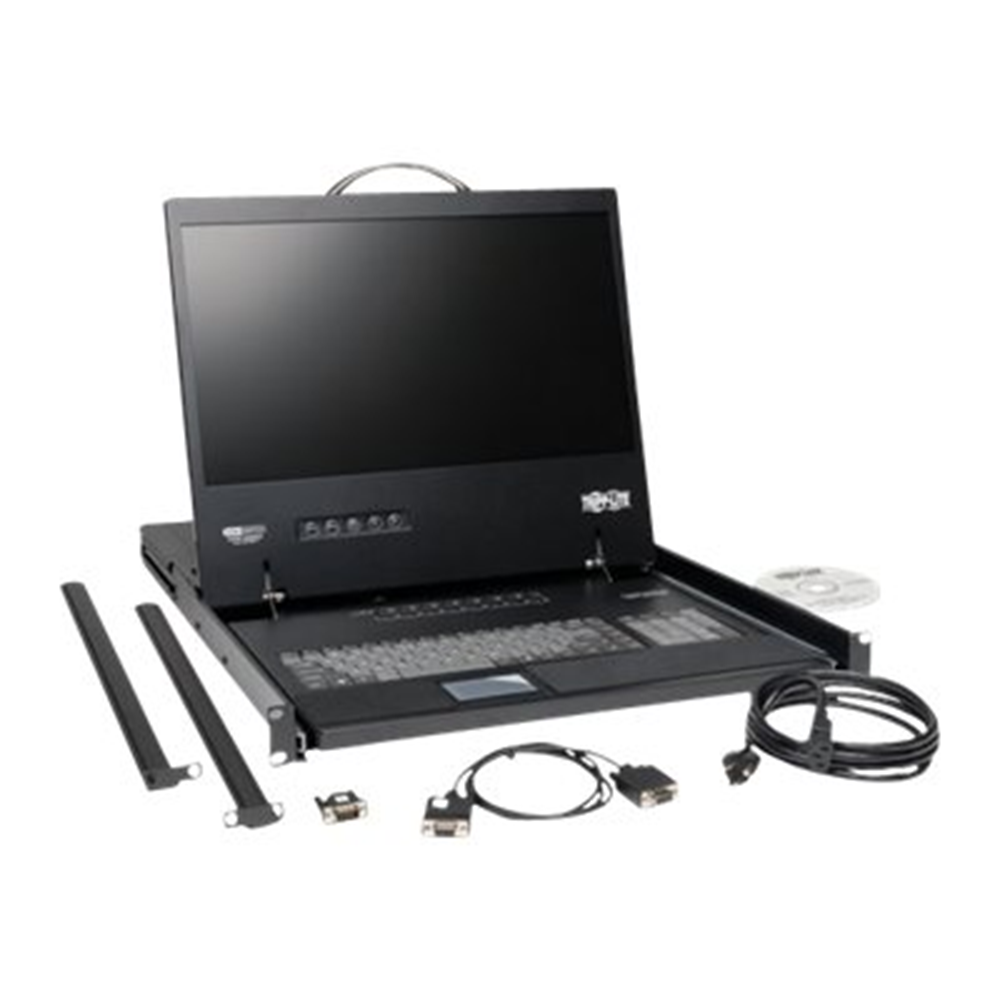 NetController 8-Port 1U Rack-Mount Console KVM Switch with 19-in. LCD