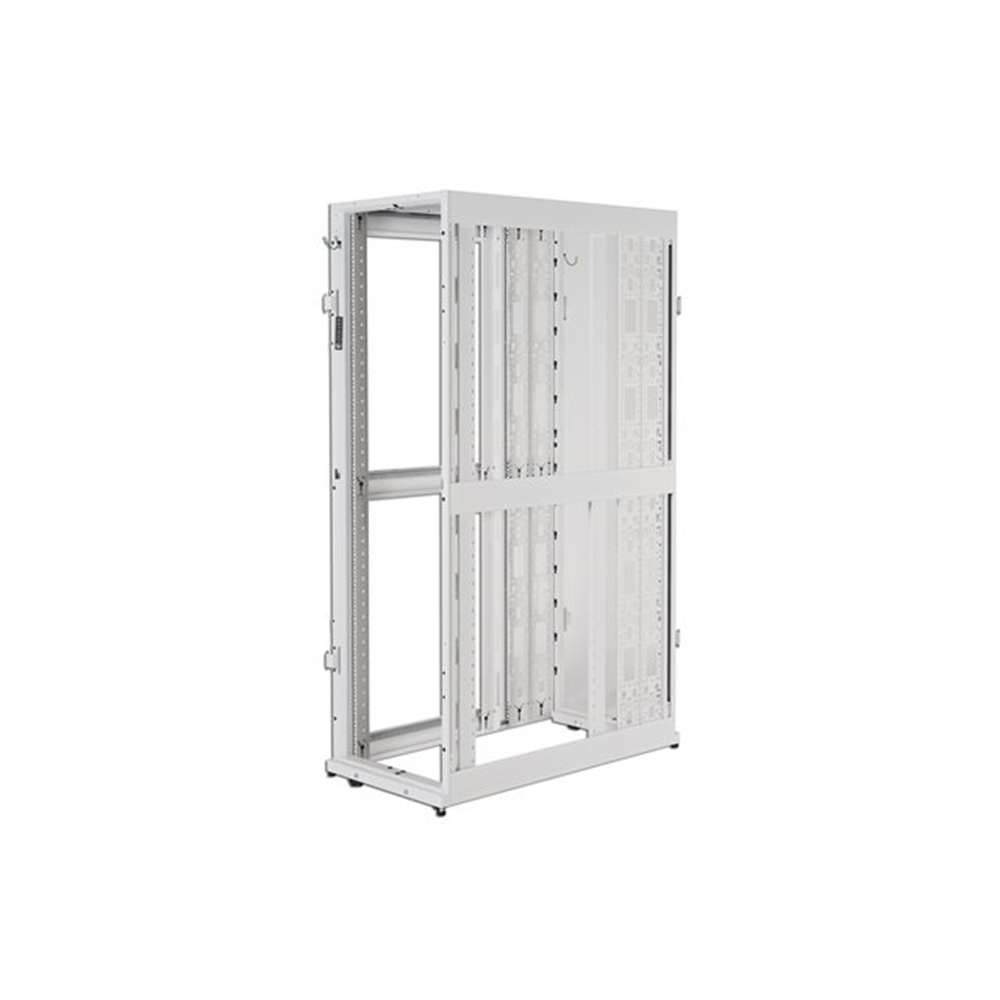 NetShelter SX 45U 600mm Wide x 1200mm Deep Enclosure with Sides White