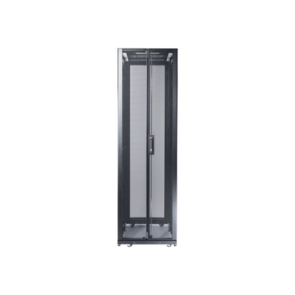 NetShelter SX 48U 600mm Wide x 1200mm Deep Enclosure with Roof No Doors or Sides Black