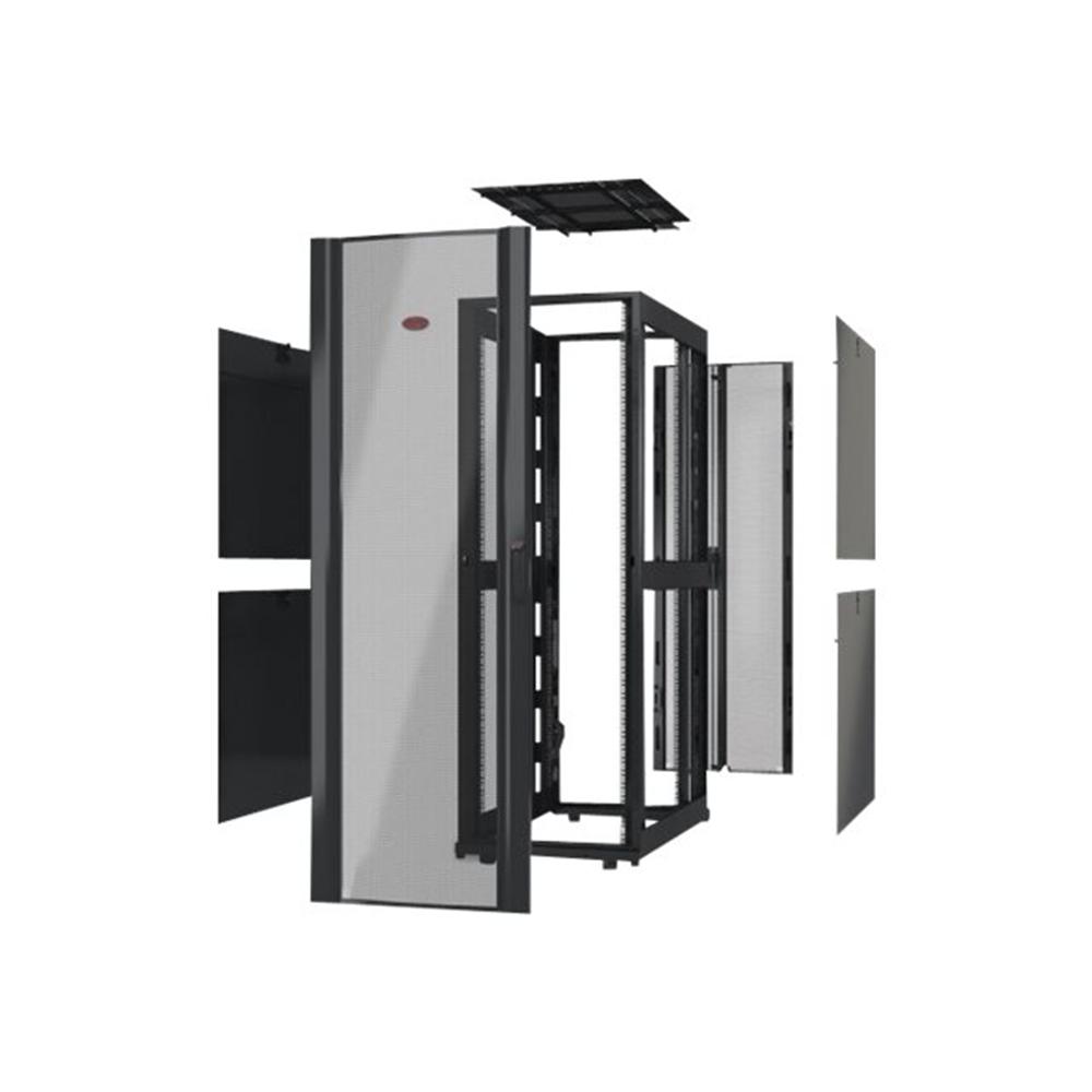 NetShelter SX 48U 750mm Wide x 1070mm Deep Enclosure Without Sides Without Doors Black