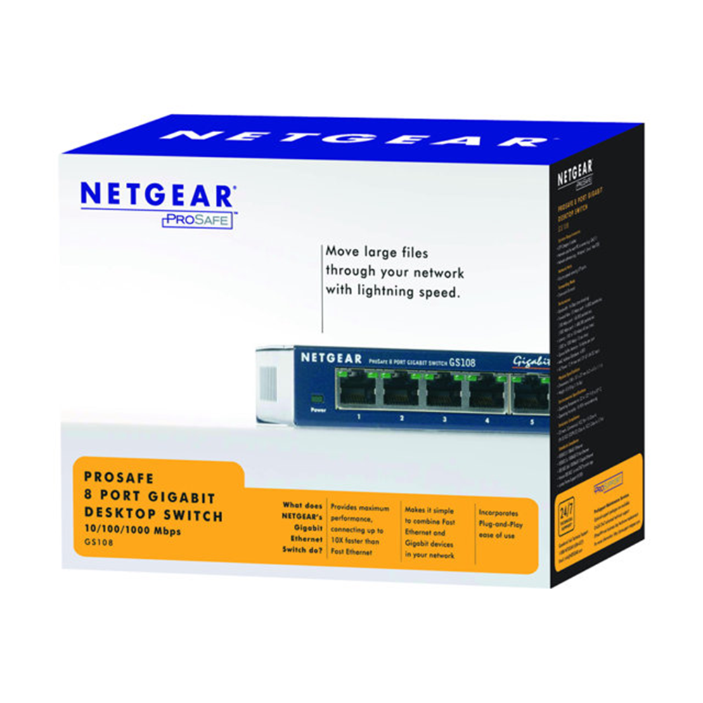 NG GS108GE/8xGENet RJ45