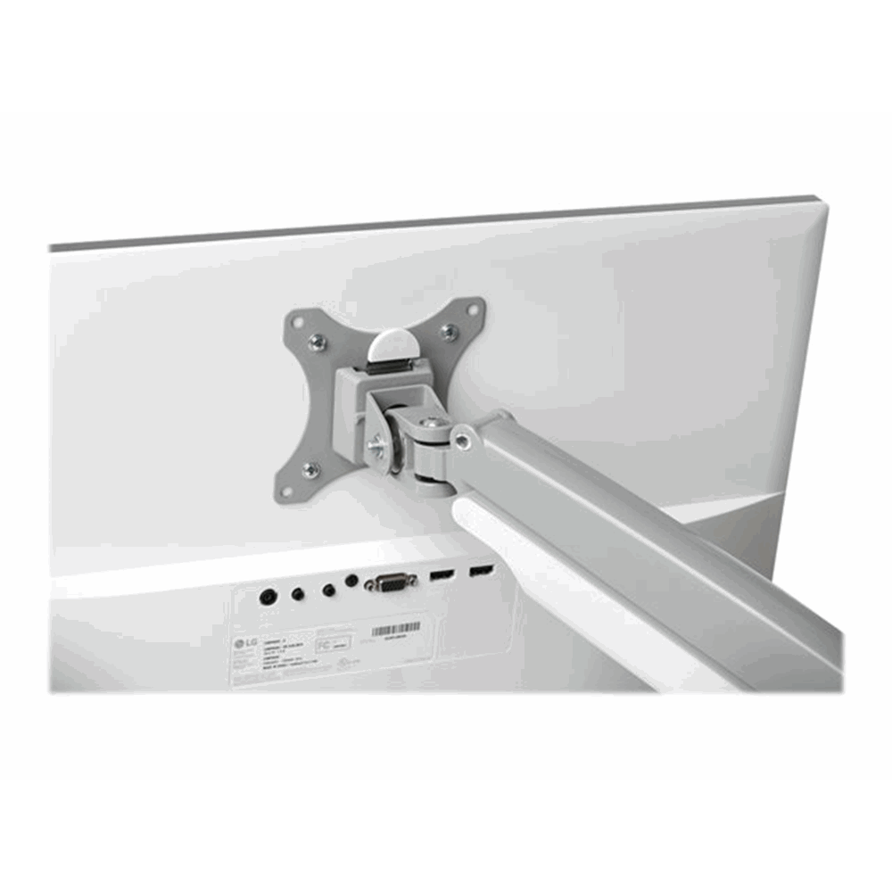 One-touch Height Adjust dual monitor arm