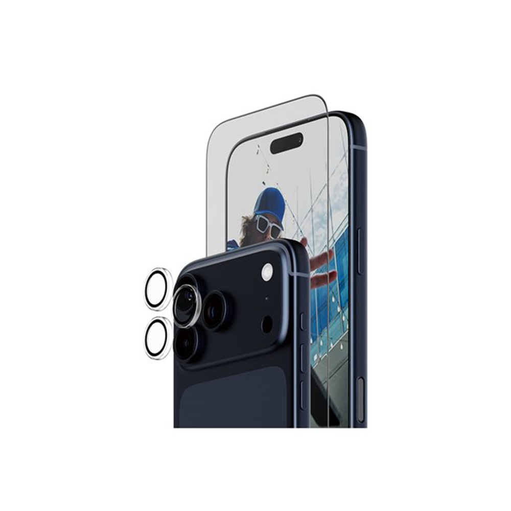 PanzerGlass - 2-in-1 Essentials Bundel - beschermset scherm/lens voor mobiele telefoon