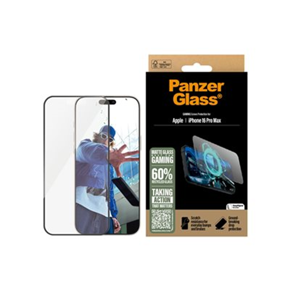PanzerGlass Gaming - schermbeschermer voor mobiele telefoon - ultrabrede pasvorm