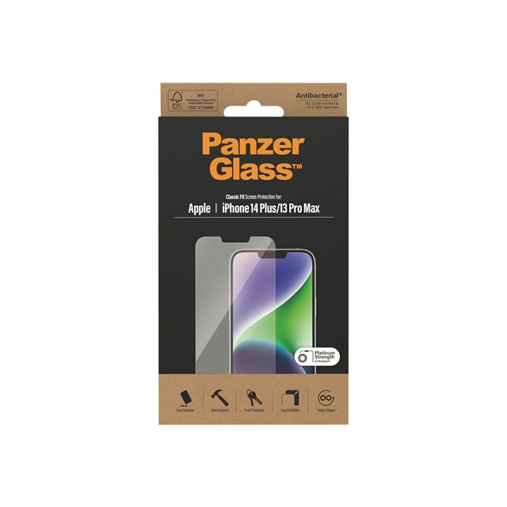PanzerGlass - schermbeschermer voor mobiele telefoon - klassieke pasvorm