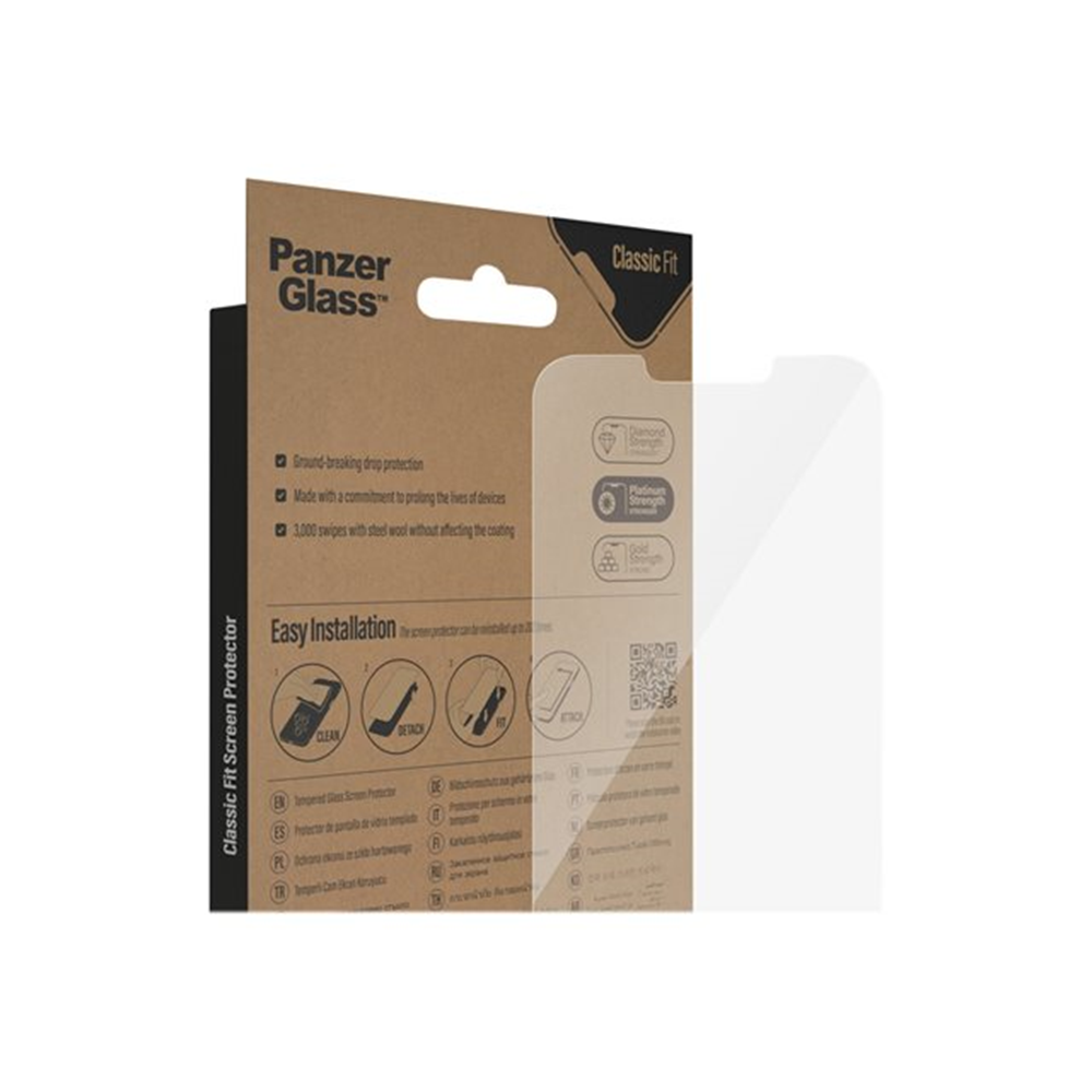 PanzerGlass - schermbeschermer voor mobiele telefoon - klassieke pasvorm