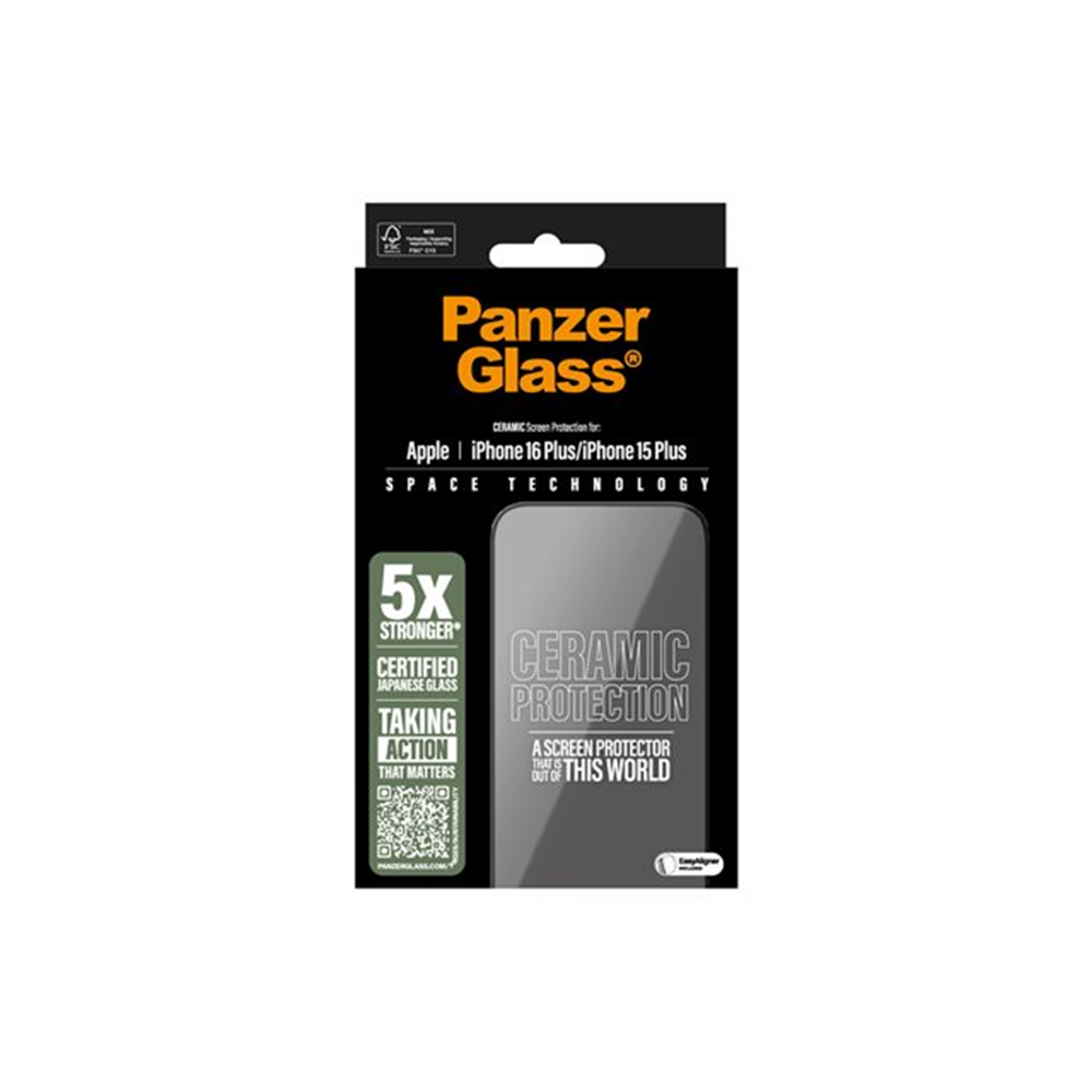 PanzerGlass - schermbeschermer voor mobiele telefoon - ultrabrede pasvorm PanzerGlass - schermbeschermer voor mobiele telefoon - ultrabrede pasvorm