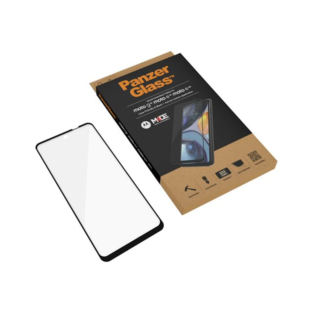 PanzerGlass - schermbeschermer voor mobiele telefoon - rand naar rand